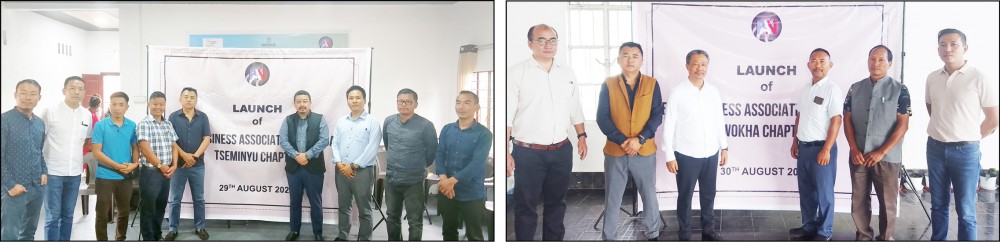 BAN members with officials and others during the launching of the BAN district chapters in Tseminyu and Wokha on August 29 and 30 respectively.